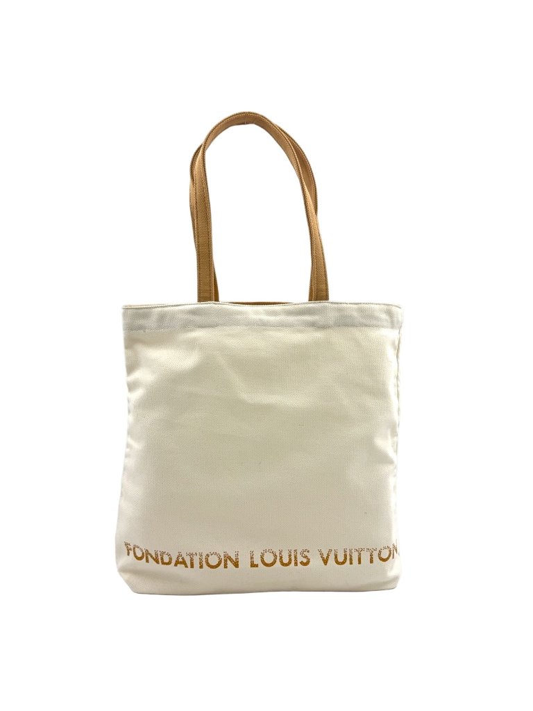 Louis Vuitton Fondation Cotton Beige Light Tote